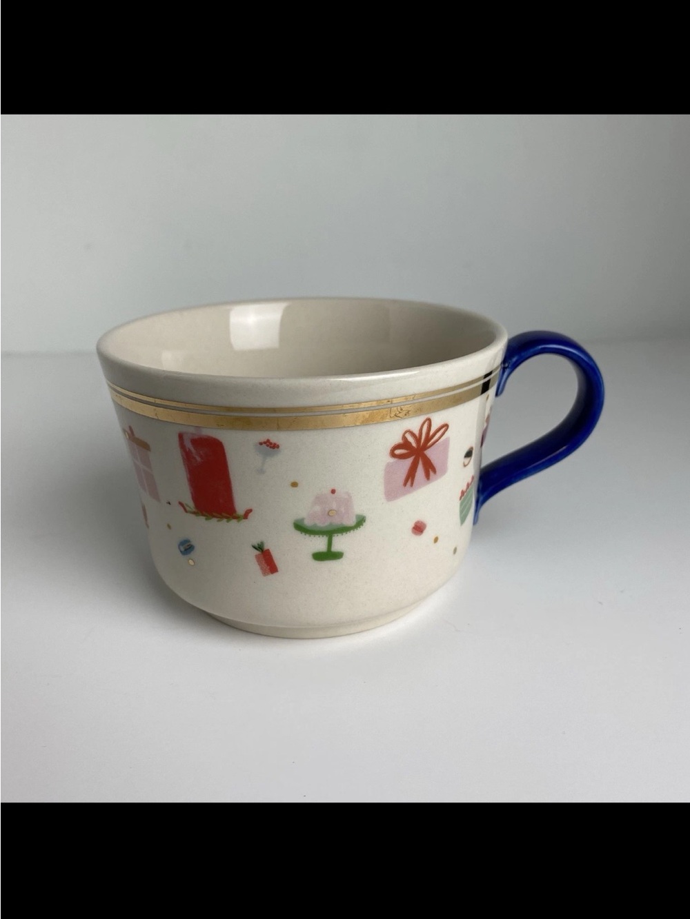 Mr. Boddington's Studio Anthropologie Candy 10 oz Cup Mug Teapot Bottom Piece